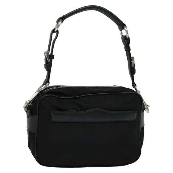 PRADA Shoulder Bag Nylon Black - Picture 1 of 16